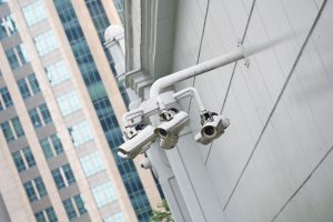 CCTV Cameras hanging on the wall